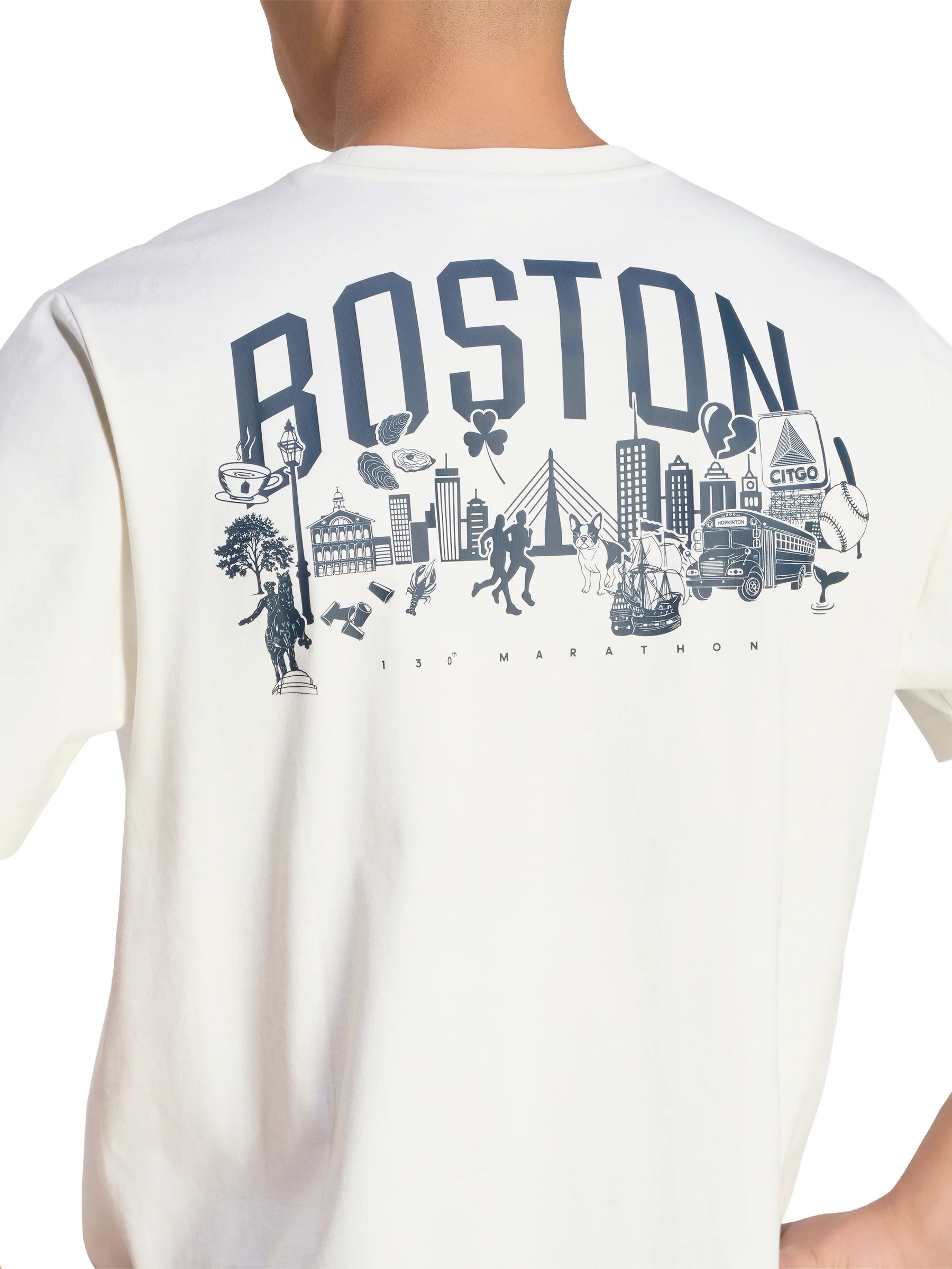 Adidas Men's Boston Marathon® 2026 City Tee - Image 5