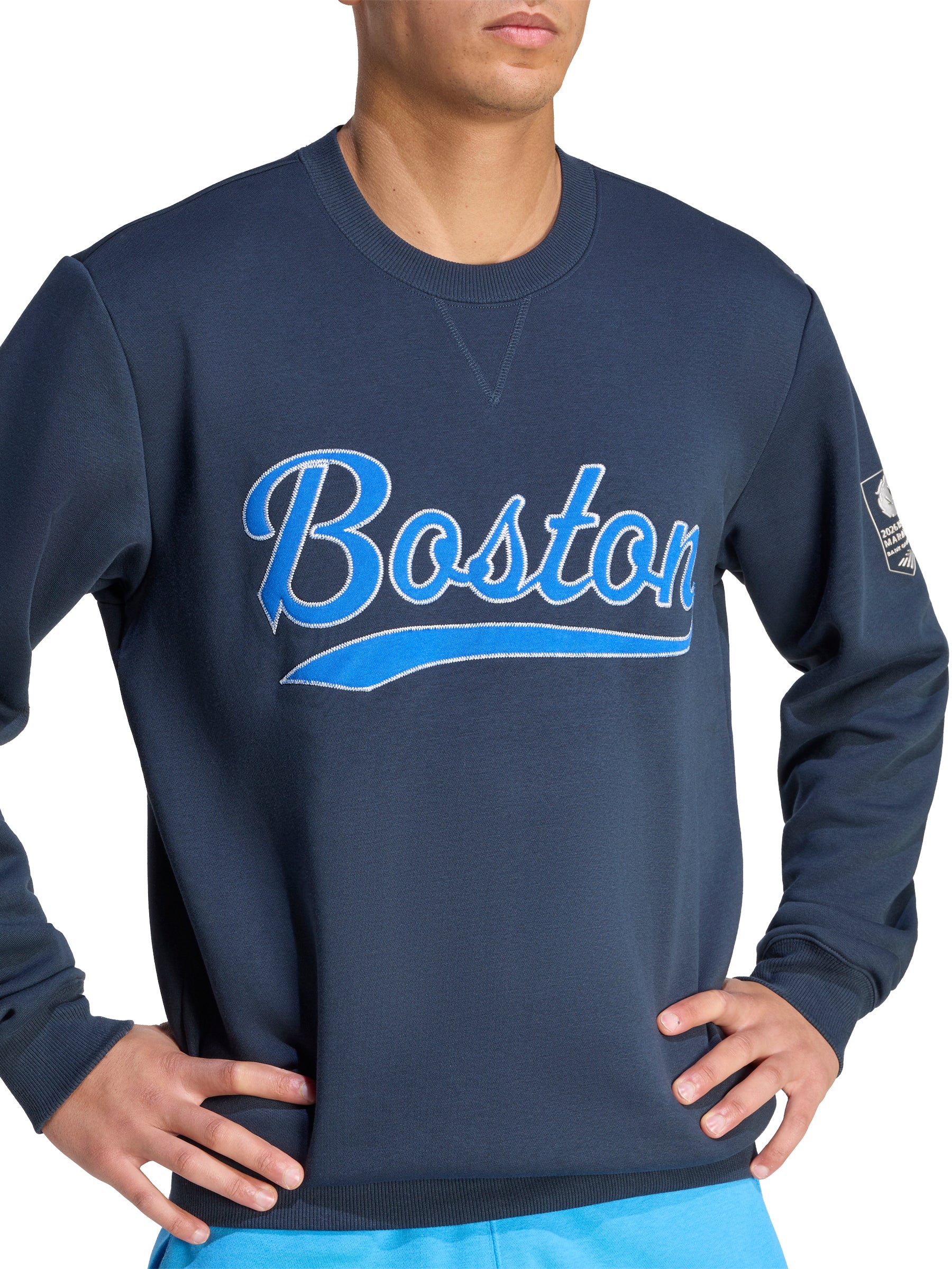 Adidas Men's Boston Marathon® 2026 Crew Sweatshirt - Image 4
