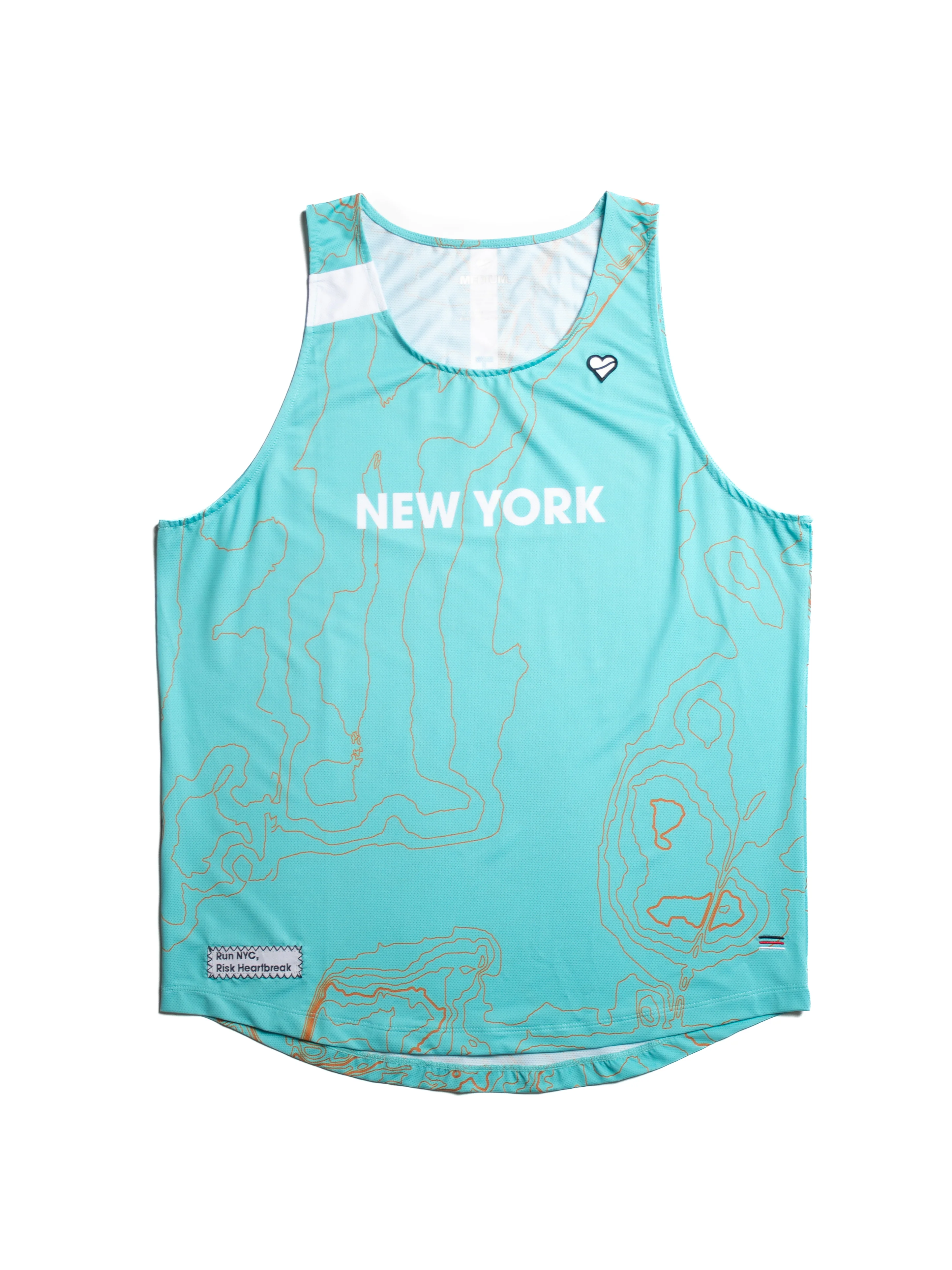 Heartbreak Men's New York Singlet - Image 2