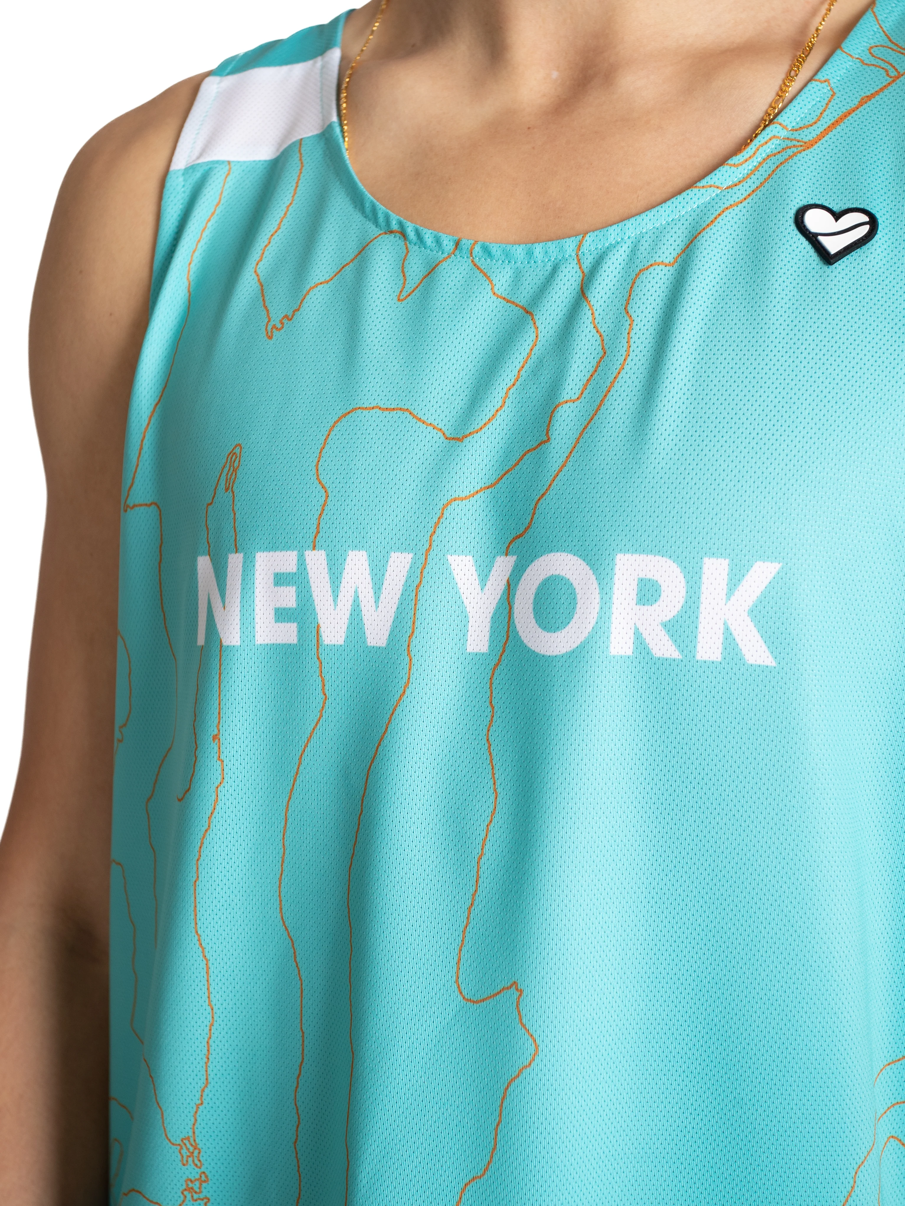 Heartbreak Men's New York Singlet - Image 5