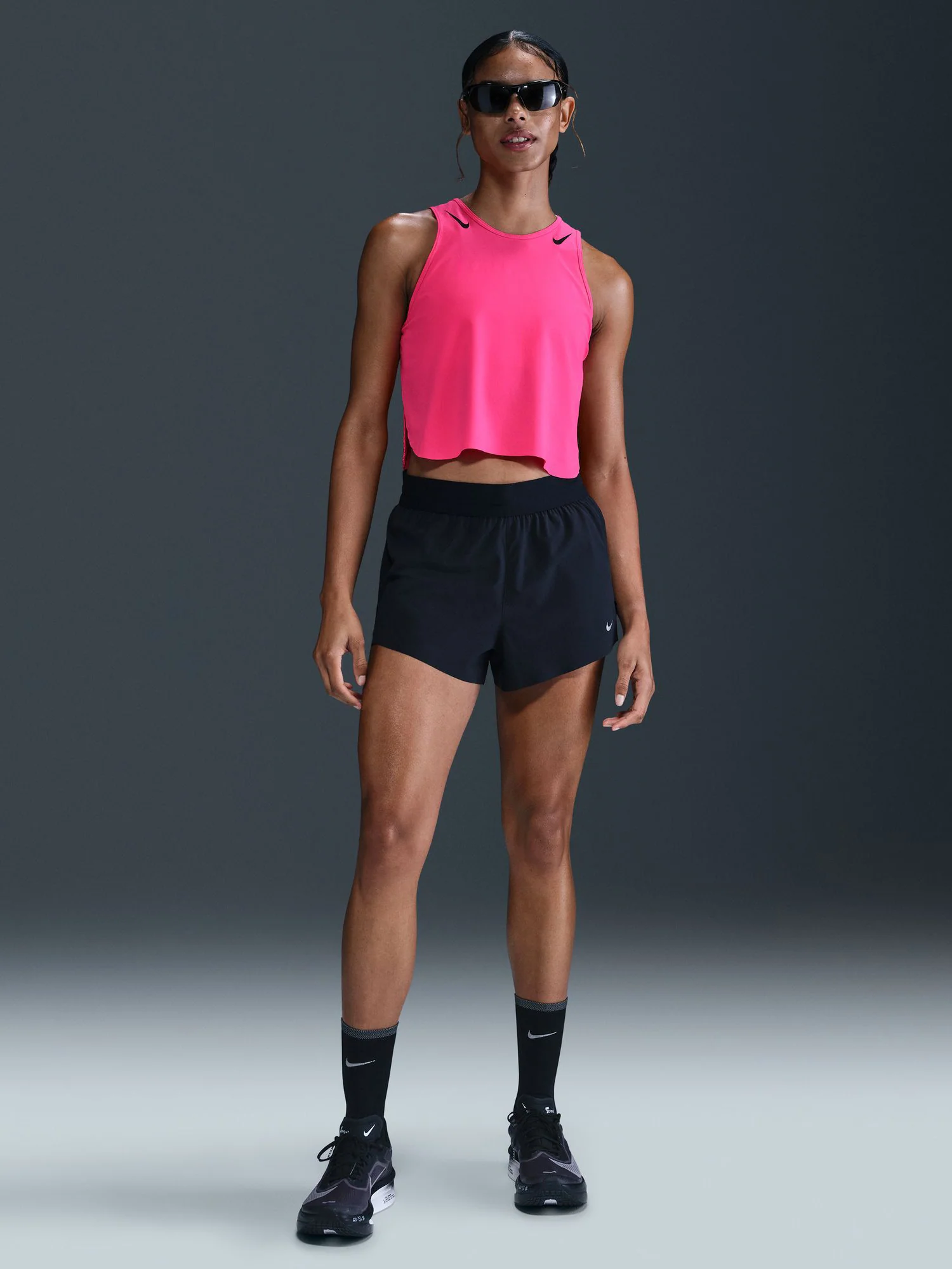 Nike Women's AeroSwift Dri-FIT ADV Cropped Running Tank Top