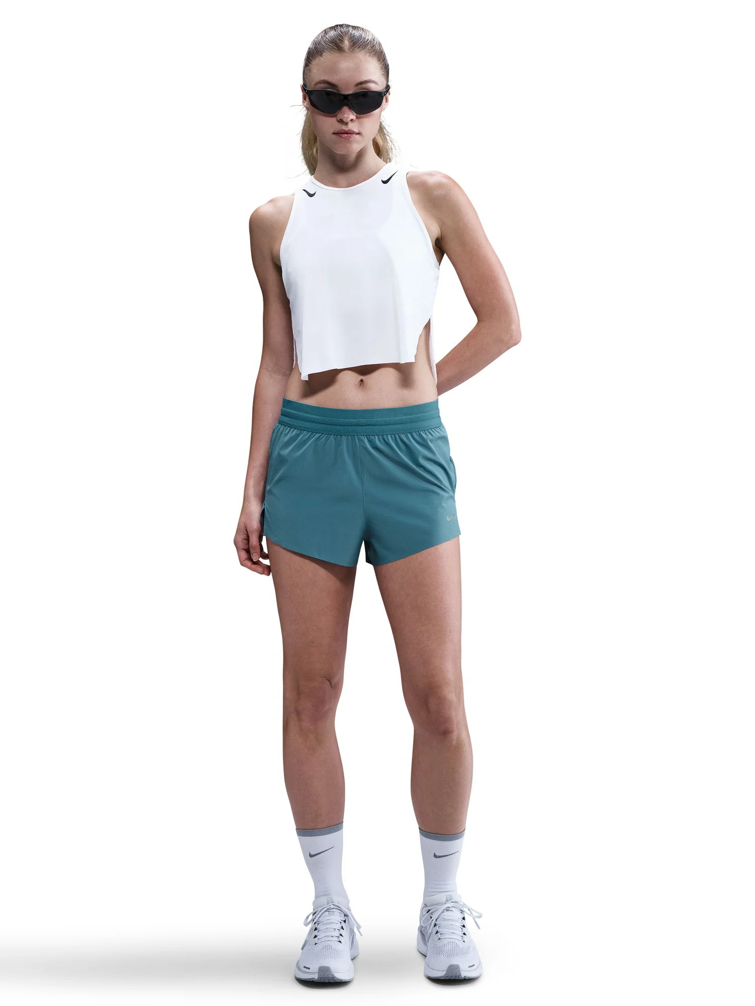 Nike Women's Swift Dri-FIT Mid-Rise 2.5" Brief-Lined Running Shorts - Image 2