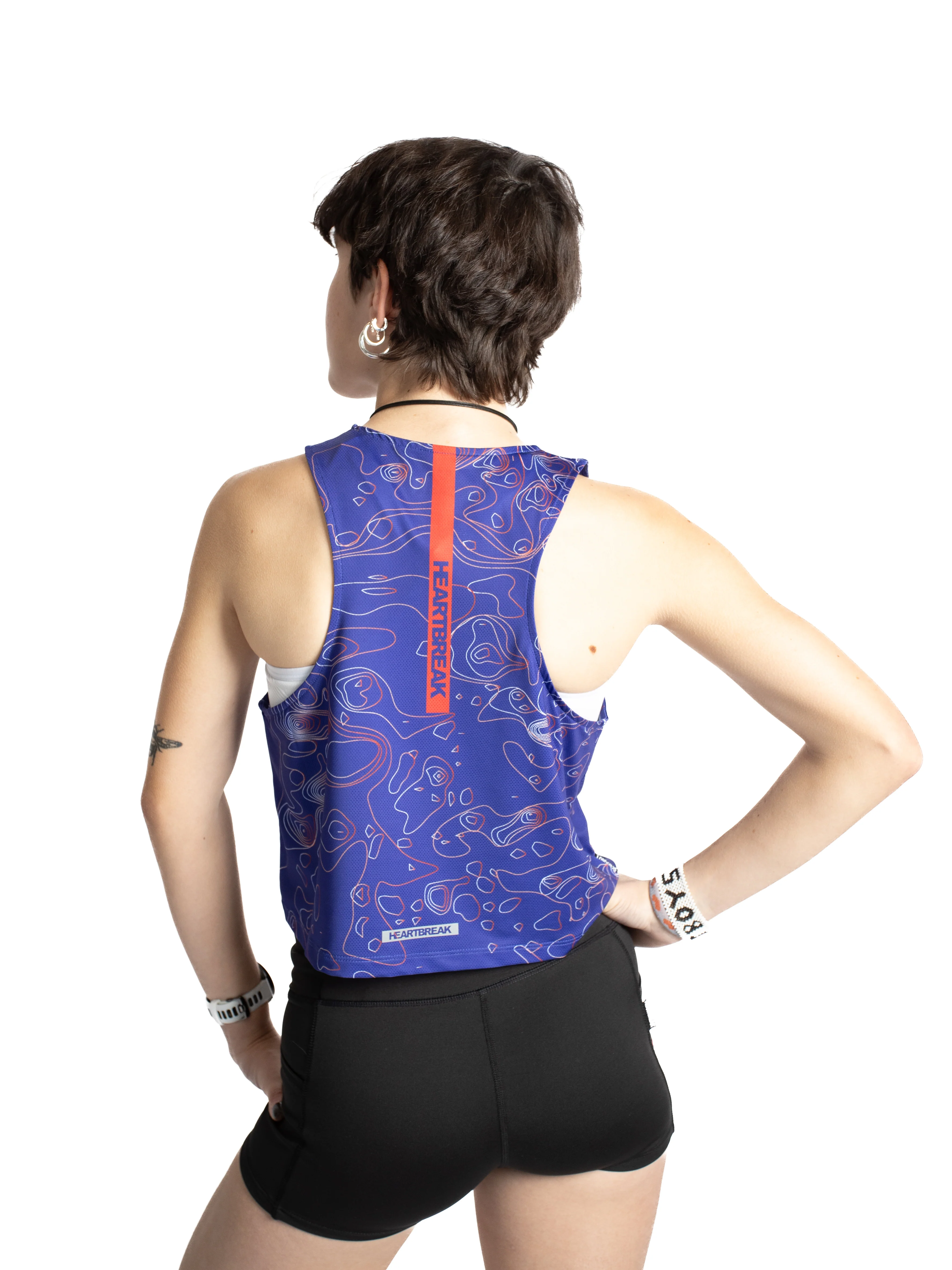 Heartbreak Women's London Crop Singlet - Image 13