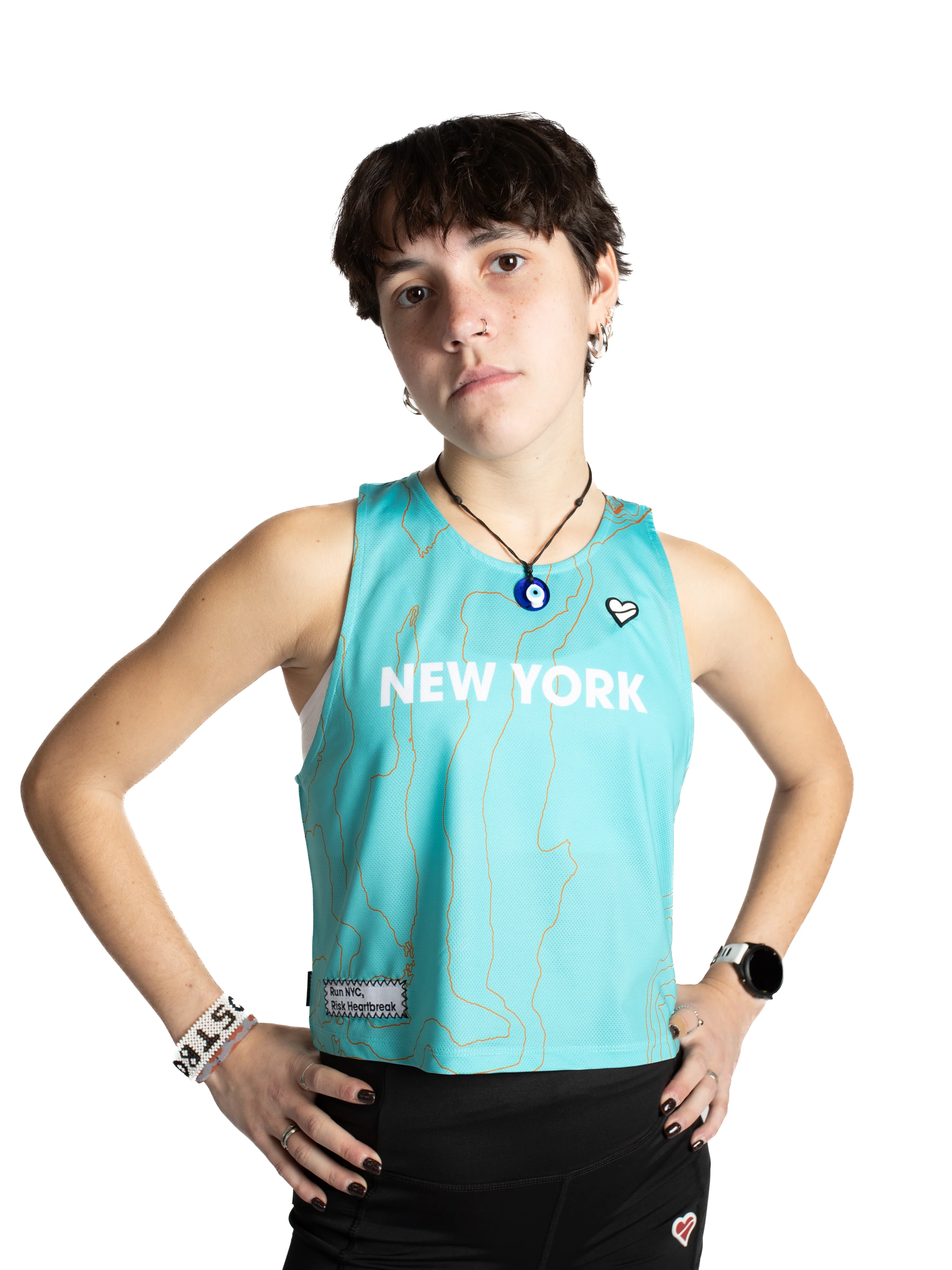 Heartbreak Women's New York Crop Singlet